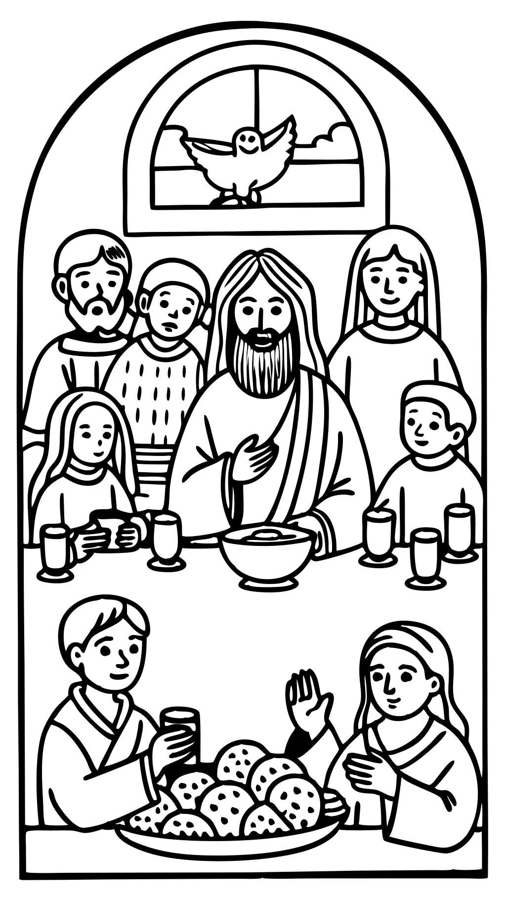 jesus coloring pages